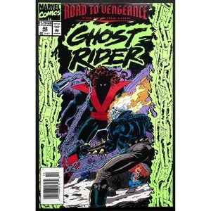 Ghost Rider Road to Vengeance #42 Newsstand Marvel Comic‎ Book 1993 Missing Link